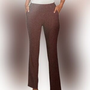 Rafaella Women's Stretch Pants in Maroon
